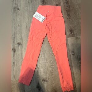 NWT Lululemon Align HR 25 inch, Raspberry Cream size 4